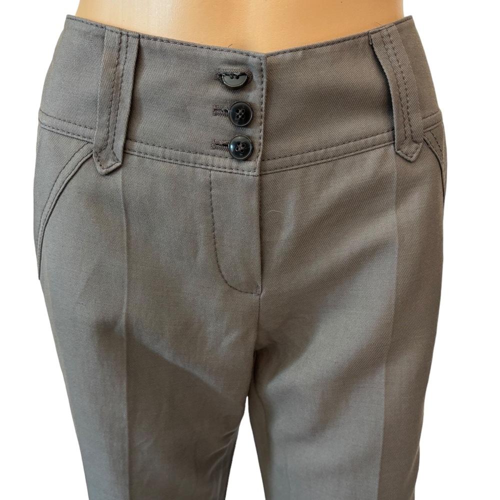 Marc Aurel Gray Stitch Detail Pants - Picture 3 of 13